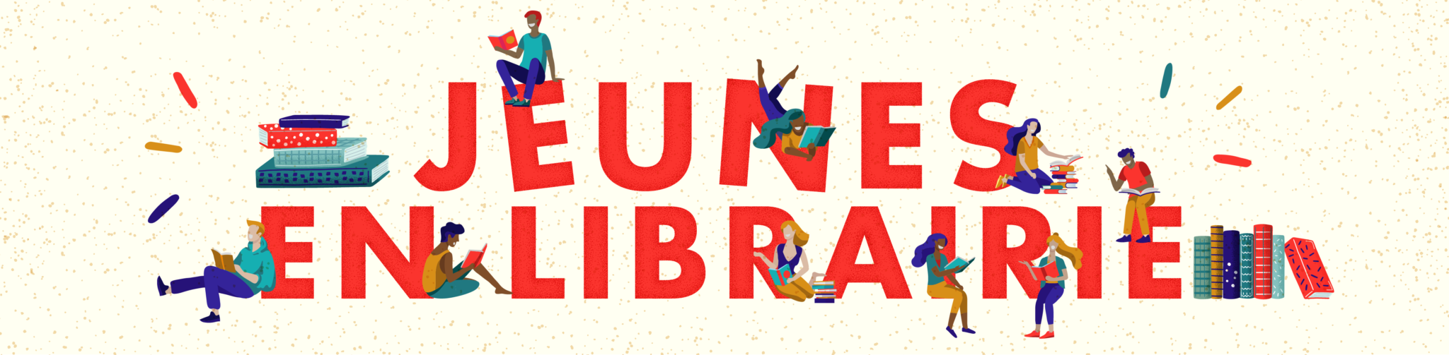 jeunes en librairie