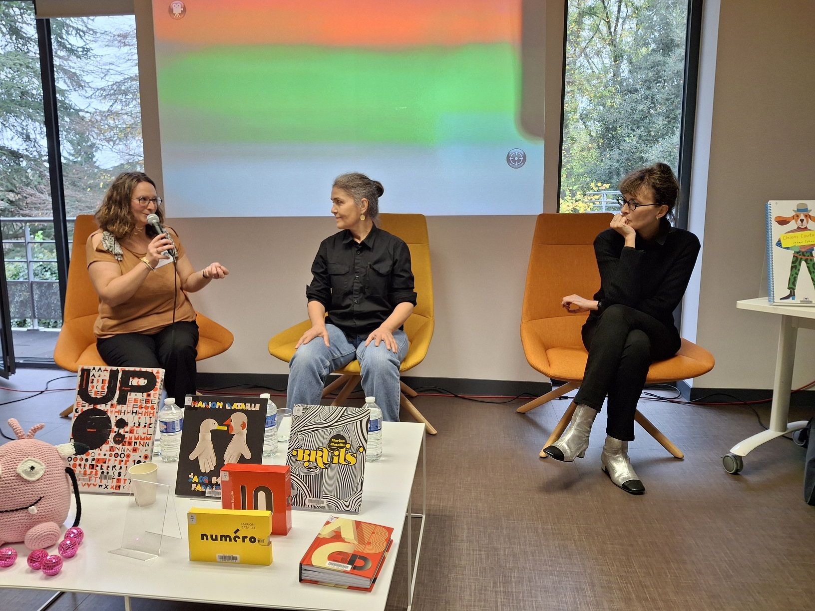 Amélie Muller, Marion Bataille et Brigitte Morel
