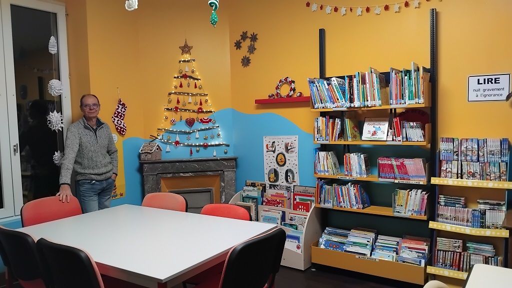 Portrait de bibliothécaire