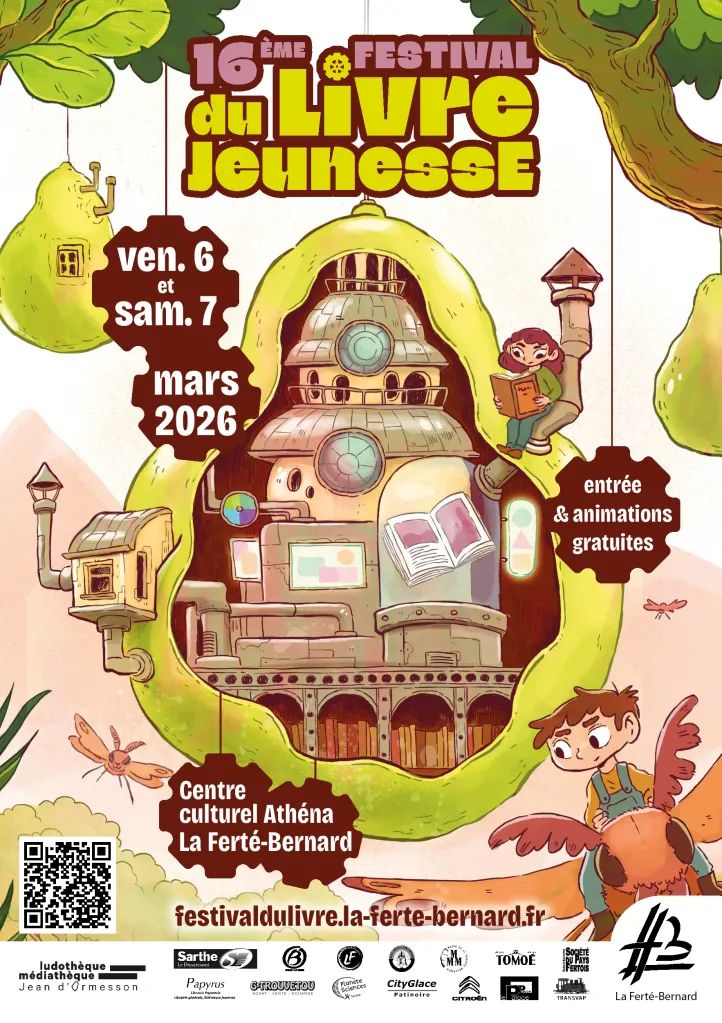 16eme festival du livre jeunesse La Ferté-Bernard du 06-03 au 07-03-2026