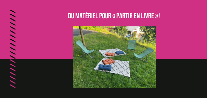 Du matériel pour « Partir en livre » !