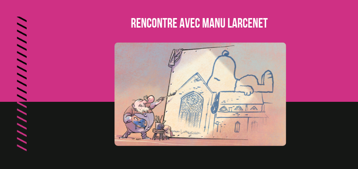 Rencontre avec Manu Larcenet à l'abbaye royale de l'Épau