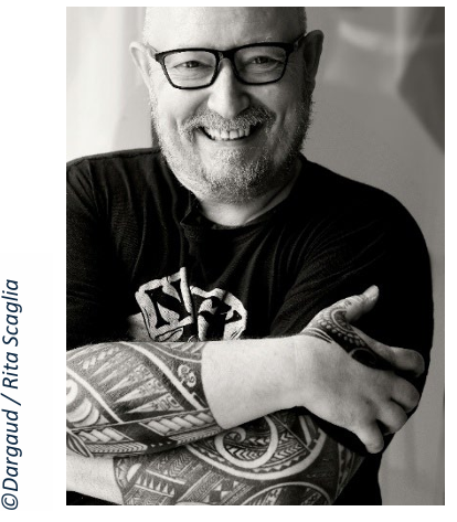 Portrait de Manu Larcenet par Rita Scaglia