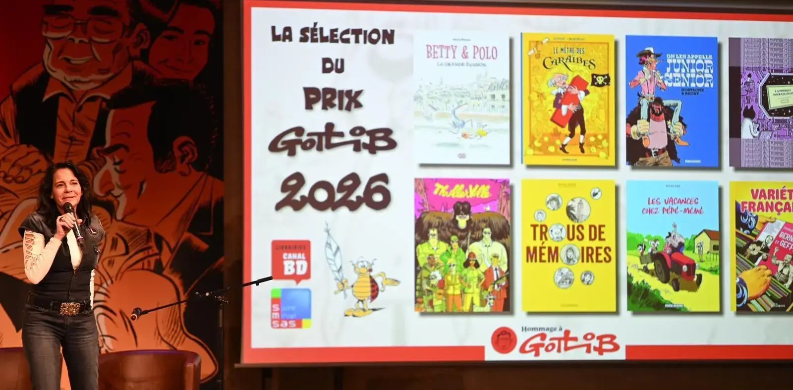 @Romain Chevreuil La sélection du prix Gotlib 2026